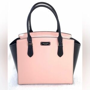 Kate Spade Pink and Black Satchel Bag